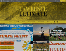 Tablet Screenshot of lawrenceultimate.com